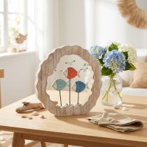 tételeket Asztaldísz halfa elhelyezhető kék, piros tengeri dekoráció Ø28cm