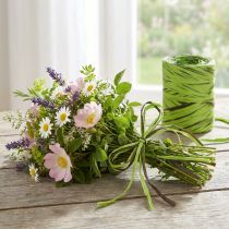tételeket Raffia szalag zöld, barna, poly raffia 200m