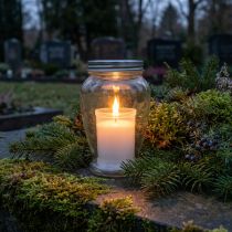 tételeket Utántöltő gyertyák sírlámpákhoz fehér 22h H6,5cm 15db