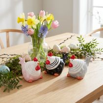 tételeket Díszcsirkék Húsvéti dekorációs figurák tyúk 8,5cm 3 db