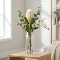 tételeket Művirág Banksia fehér krém Artificial Exotics 64cm