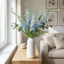 tételeket Mesterséges Larkspur Blue Művirág Delphinium 130cm