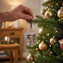 tételeket Fenyőtoboz díszítő kúp ezüst függesztéséhez H6cm