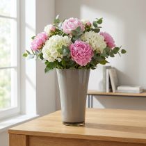 tételeket Váza “Fizzy” Ø16cm M27cm platina szürke 1 db
