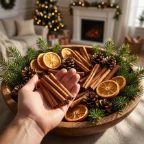 tételeket Fahéj díszítéshez 8cm 1kg