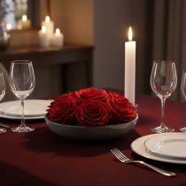 tételeket Infinity Roses Large Ø5,5-6cm Piros 6 db