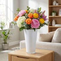 tételeket Váza „Fizzy” Ø20cm H35cm fehér 1 db
