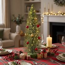tételeket Műzöld karácsonyfa asztaldíszként, állvánnyal, 90 cm