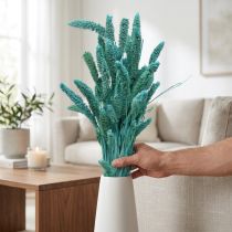 tételeket Szárított virágok, Setaria Pumila, sörtéjű köleskék 65cm 200g