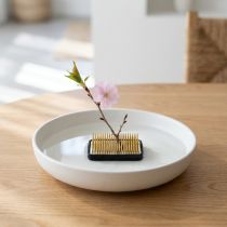 tételeket Hedgehog Kenzan téglalap alakú ezüst sárgaréz 50×35mm