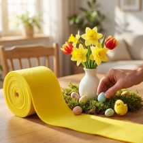 tételeket Nemezszalag sárga 15cm 5m
