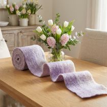tételeket Filc szalag Franzi gyapjú filc gyapjú szalag lila 2 színű 15cm 4m