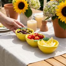 tételeket Tapas tál kerámia citrom asztaldísz 28,5cm H4cm
