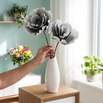 tételeket Virágok Hab Nagy Művirágok Habszürke 85cm 2db
