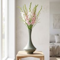 tételeket Elegáns, ívelt formájú váza, modern enteriőrökbe való dekoratív, 33 cm