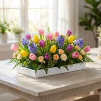 tételeket OASIS® Fehér Szendvicstálca Virágkötészethez és Dekorációhoz 23x11x2,5cm 25 Darabos Készlet