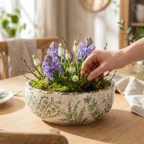 tételeket Rusztikus stílusú tál egyedi mintával, 20 cm