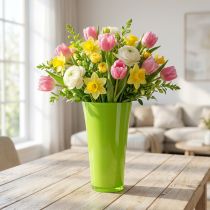 tételeket Váza „Fizzy” Ø20cm H35cm almazöld 1 db