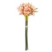tételeket Dekoratív virágzó perui liliom ág időtlen kompozíciókhoz, 33 cm, 6 darab