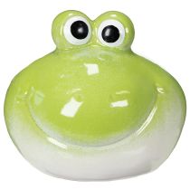 tételeket Béka díszfigura, aranyos kerámia figura nappali asztaldíszre, 18cm