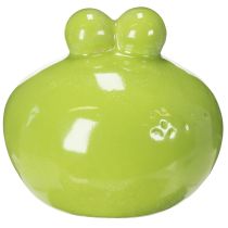 tételeket Béka díszfigura, aranyos kerámia figura nappali asztaldíszre, 18cm