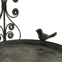 Akasztható madáretető vintage stílusban, H35 cm