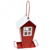 tételeket Madáretető Piros-fehér függő madáretető H21cm