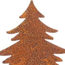 tételeket Kerti karó, rozsdás acél, szarvas, csillag, fenyőfa, H10/15cm, 3 darab