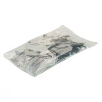 tételeket Ajándékcímke "Boldog Új Évet" ezüst 8×3,5cm 50db