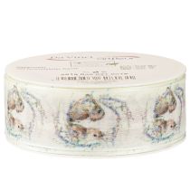 tételeket Ajándék szalag Húsvéti szalag nyuszik 40mm 18m