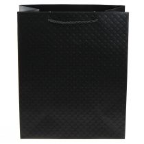 tételeket Ajándéktáska ajándéktáska fekete 26×12×32cm 1 db