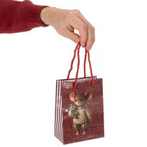 tételeket Karácsonyi ajándéktáska egérmotívummal, 16 cm, 2 darab