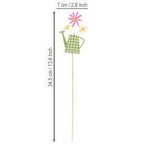 tételeket Locsolókanna dekorációk tavaszi kerti vagy virágcserepes dekorációhoz (12 darab)