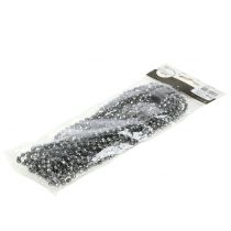 tételeket Karácsonyi dekoráció gyöngyfüzér szürke 275cm