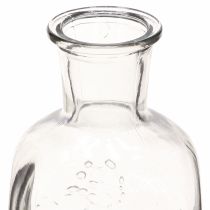 tételeket Üvegváza, motívumos, átlátszó, M19cm, 2 db