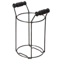 tételeket Üvegpalack fémkosárban, ideális dekoráció a nappaliban, 20 cm