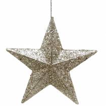 tételeket Glitter csillag pezsgő 9,5/5cm 18 db