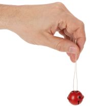 tételeket Harang alakú díszes medálok csillag motívummal, 3 cm, 9 darab
