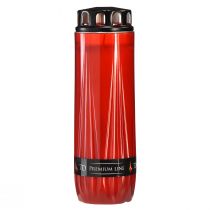 tételeket Sírgyertya Aura temetői gyertya piros fekete 7 nap H24cm