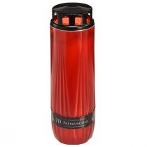 tételeket Sírgyertya Aura temetői gyertya piros fekete 7 nap H24cm