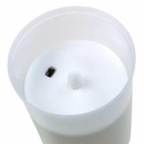 tételeket LED sírlámpa fehér, meleg fehér időzítő elemmel működik Ø6,8 H12,2cm