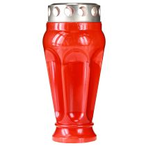 tételeket Piros síremlékek/gyertyák, 18 óra égési idő, Ø9cm M19cm, 4 darab