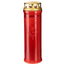 tételeket Síremlék piros Ø7,5cm M24,5cm 1 darab