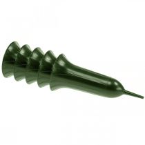 tételeket Sírváza 42cm sötétzöld váza sírdísz gyász virágkötő 5db