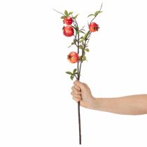 tételeket Mesterséges gránátalmaág gyümölcságként asztaldísznek, 68cm