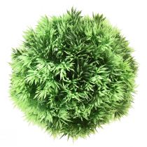 Fűgolyó díszlabda műnövények zöld Ø15cm 1db