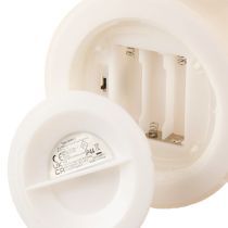 tételeket Nagy LED gyertya időzítővel, kültéri használatra, meleg fehér, Ø12,5cm, M20cm