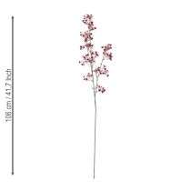 tételeket Gypsophila művirág babalevegő bordó 106cm 2db