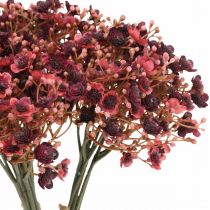 tételeket Gypsophila műpiros művirág ősz 29,5cm 18db