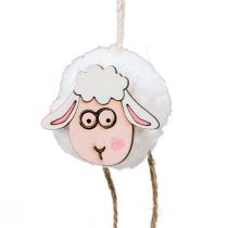 tételeket Függesztett dekoráció tavasz Húsvéti dekoráció bárány medál 10cm 12db